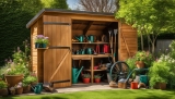 Holz Gerätehäuser als Gartenschuppen: Werkzeuge und Ausrüstung aufbewahren