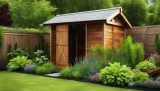 Holz Gerätehäuser und regenwassergenutzte Bewässerung: Ressourcenschonung