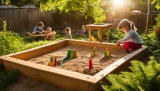 Holz-Sandkästen: Natürlicher Charme im Garten