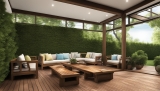 Holz-Terrassendielen und Sichtschutzelemente: Privatsphäre schaffen