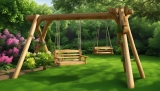 Holzschaukeln: Natürlicher Charme im Garten