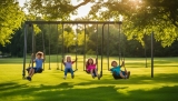 Kinderschaukeln aus Metall: Robuste Konstruktionen
