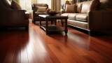 Mahagoni-Massivholzdielen naturbelassen: Luxuriöse Eleganz und Glanz