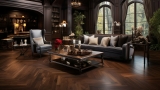 Massivholzdielen in Walnussholz: Dunkler Charme und Luxus