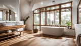 Parkett Landhausdiele in Badezimmern: Natürliche Schönheit und Wasserbeständigkeit