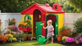 Spielhäuser mit Gartengeräten: Kleine Gärtner erleben