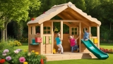 Spielhäuser mit Schaukel: Kombinierte Spielmöglichkeiten