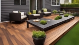 Stilvolle Bodengestaltung für Holzterrassen