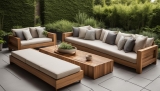Stilvolle Polsteroptionen für Gartenmöbel aus Holz