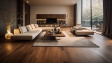 Walnuss-Massivholzdielen naturbelassen: Dunkler Charme und Luxus