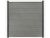 GROJA Bohlenset für PVC Steckzaunsystem Basicline Grey Ash Cut – Groja Markenqualität, für Zaungröße 180×180 cm, inkl. Befestigungszubehör
