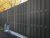 WOODTEX WPC Sichtschutzzaun anthrazit mit Aluriegeln – Hauptelement, BxH: 180×180 cm, Fertigzaun