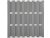 GROJA Fertigzaun WPC Solid Hellgrau Kartonverpackt als Bausatz – BxH: 180×180 cm, Aluminium-Querriegel, Markenqualität
