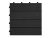 WOODTEX WPC Terrassenfliese Basic dunkelgrau – 1 Stück – Klickfliese geriffelt, LxB: 30×30 cm, 20 – 22 mm stark