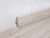 HARO Sockelleiste Eiche Contura steingrau Highland/Samteiche grau Dekor – BxH: 19×58 mm, 220 cm lang, Cliptechnik, Kabelführung möglich, Leistenclips