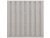 GROJA WPC Sichtschutzzaun Oslo Bi-Color Weiß mit Alu-Querriegeln – BxH: 180×180 cm, Aluminium-Querriegel, Fertigzaun