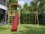 Belladoor Spielturm Mia Classic mit Doppelschaukel KDI inkl. Rutsche rot + Sitze rot – BxTxH: 382,6x330x330 cm, inkl. Sandkasten + 4 Haltegriffe,