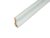 PROFI Sockelleiste Grau Dekor (MDF-Kern) – BxH: 20×45 mm, 250 cm lang, Cliptechnik, Kabelführung möglich, Leistenclips als Zubehör erhältlich