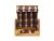 WOODTEX Hundestrandkorb Sjov beige / bunt, inkl. Schutzhülle – BxTxMH: 75x65x95 cm, Rattan Braun mit Mehrfarbig Nadelstreifen
